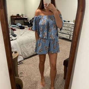 En crème Floral set